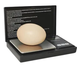 Balanza digital compacta para peso de huevos