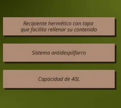 Bebedero para perdices de campo