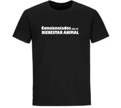 Camiseta "Concienciados con el bienestar animal"