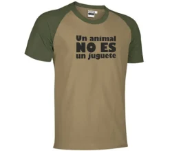 Camiseta "Un animal no es un juguete"