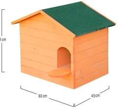 Caseta de patos de madera