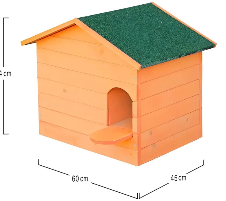 Caseta de patos de madera