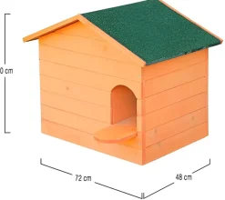 Caseta de patos de madera