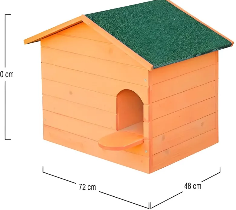 Caseta de patos de madera