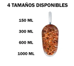 Cuchara dosificadora de aluminio