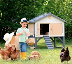 Gallinero para niños