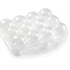 Huevera transparente