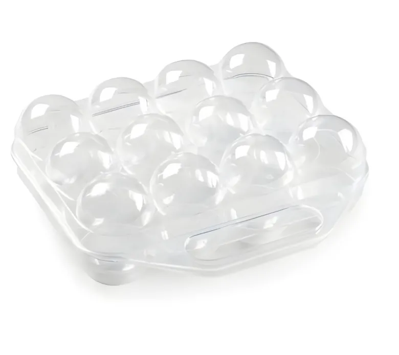 Huevera transparente
