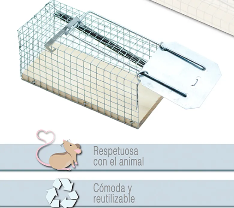 Jaula trampa ratones