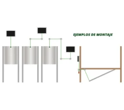 Polea para puerta automática