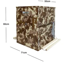Tolva camuflaje con doble pedal