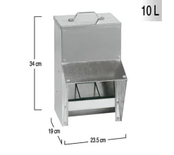 Tolva de exterior galvanizada 8,5 kg