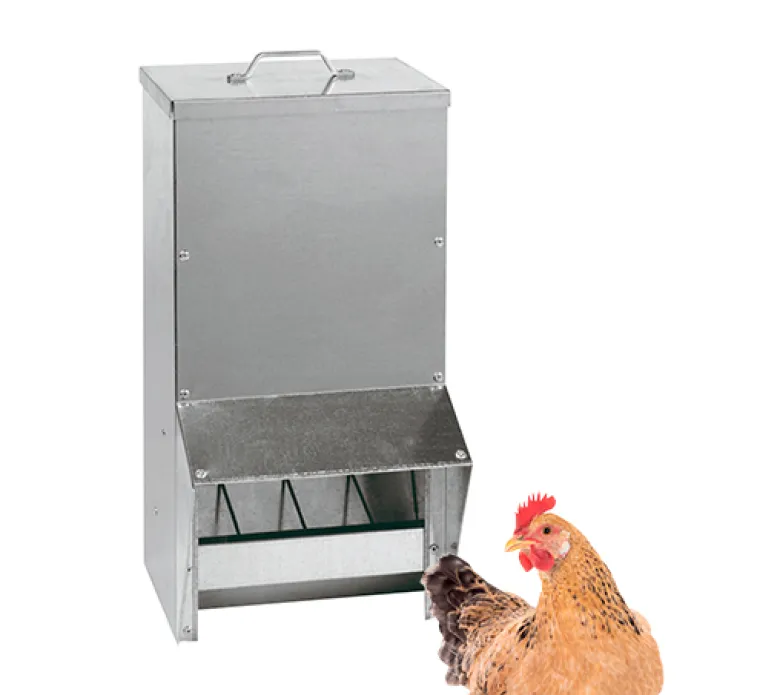 Tolva de exterior galvanizada 17 kg