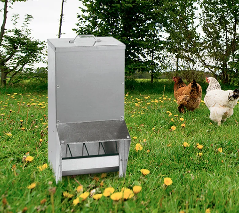 Tolva de exterior galvanizada 17 kg