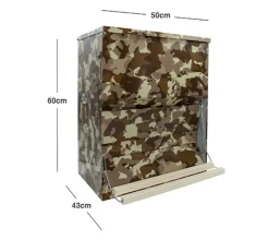 Tolva de pedal color camuflaje