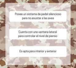 Tolva de pedal color camuflaje