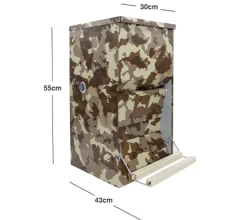 Tolva de pedal color camuflaje