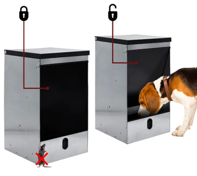 Tolva self-service para perros