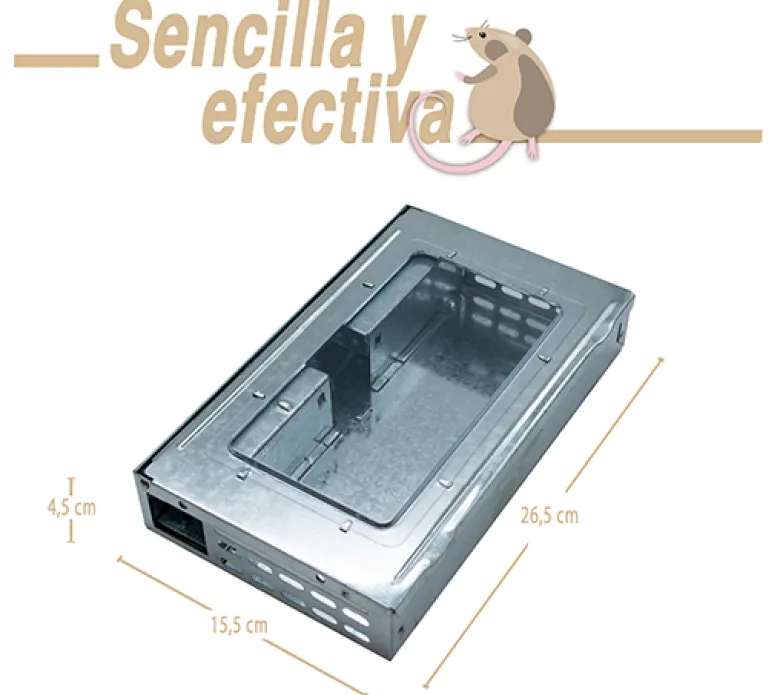 Trampa para ratones multicaptura