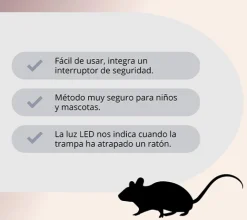 Trampa ratones eléctrica