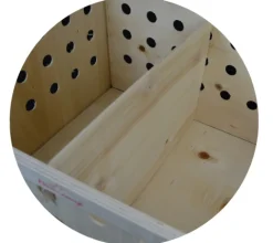 Transportín de madera talla S