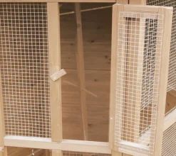 Voladera hexagonal en madera